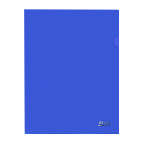 Папка-уголок A4 OfficeLine глянцевая плотная, синяя