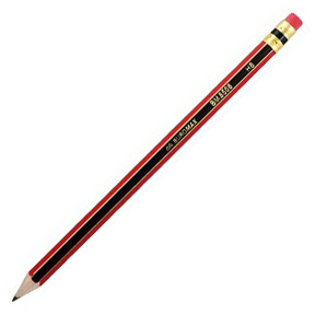 Creion Buromax Neon Line HB, cu dungă de neon, cu radieră