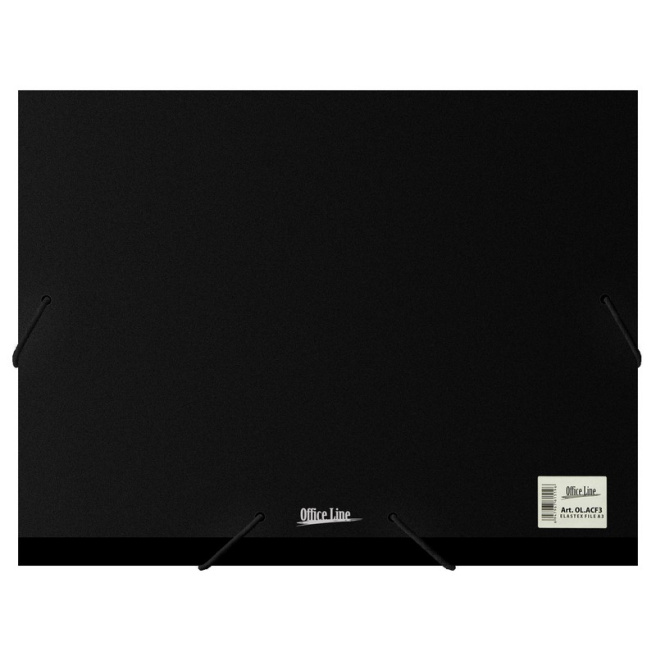 Mapa OfficeLine A3, cu elastici, neagra