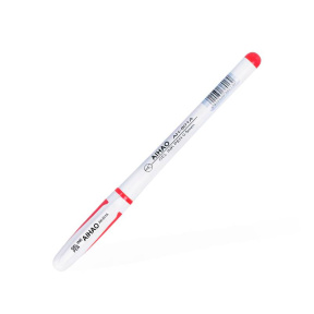 Ручка гелевая AIHAO 801A, красная