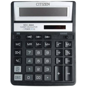 Калькулятор Citizen 888 XBK 12-ти разрядный