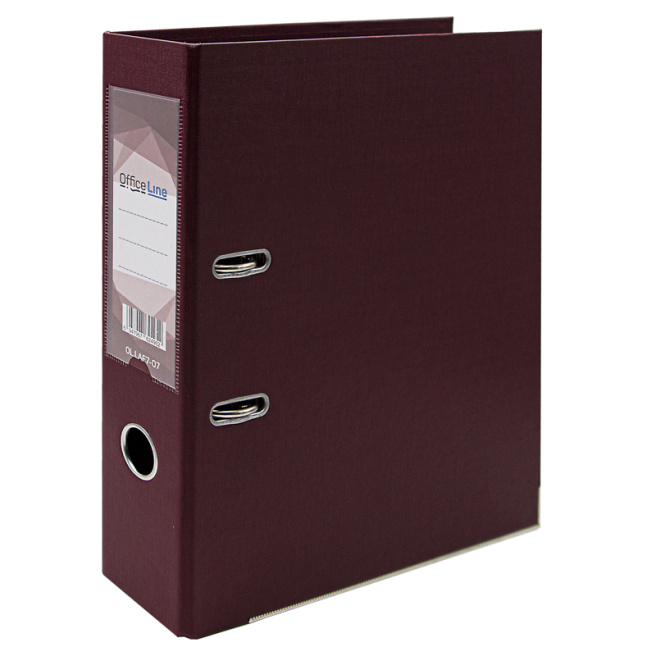 Biblioraft A4/70 мм, OfficeLine, PVC, bordo