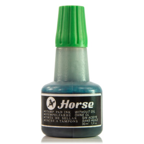 Tuș pentru ștampile Horse, verde