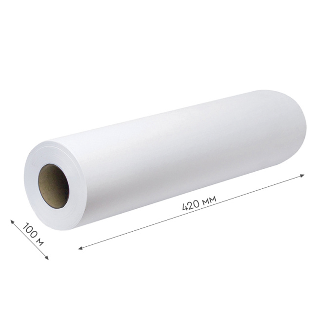 Hârtie rulon 420mm x 100m, 60 gr/m2, hârtie offset