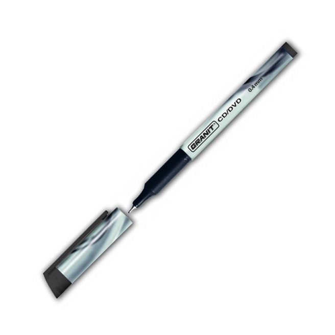 Marker GRANIT M854, pentru CD/DVD, negru, (per bucată)