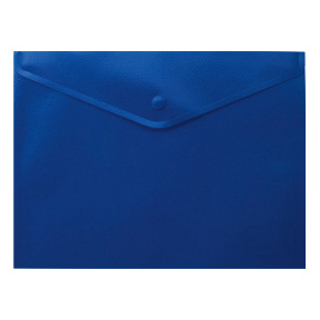 Mapă-plic A4 plastic lucios Buromax, albastră