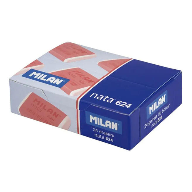 Radieră MILAN 624, ambalaj individual, din cauciu sintetic, (per bucată)
