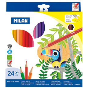 Set de creioane colorate MILAN 24 culori