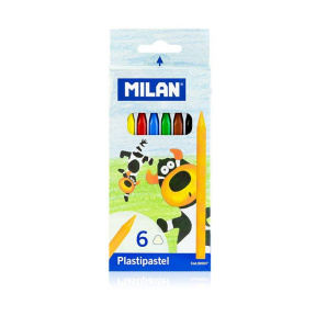 Creioane pastel Milan MILAN, 6 culori