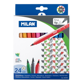 Набор фломастеров MILAN, 24 цвета