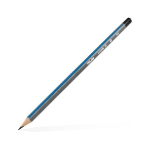 Creion MILAN, pentru desen, triunghiular 2B, (per bucată)