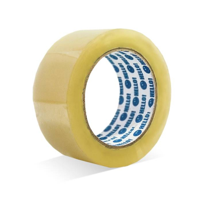 Bandă adezivă pentru împachetare HELLO! 45 mm, HELLO! PT180 transparentă