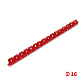 Arc din plastic OfficeLine d=16mm, rosu, 100 buc.
