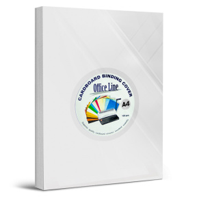 Пластиковая обложка для переплета OfficeLine, 100л, 200мк, прозрачная