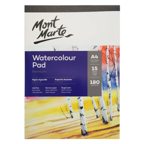 Album de schițe Mont Marte Watercolour Pad A4, 15 foi