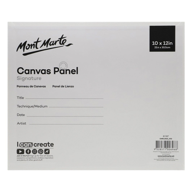 Set panou pentru pânză 25.4x30.5 cm, (2 bucăți)