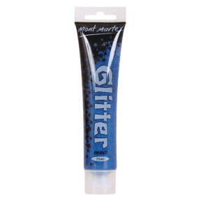 Vopsea cu luciu Glitter Albastra 75 ml
