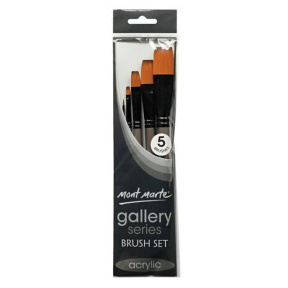 Set de pensule pentru acril Gallery Acrylic 5 buc.