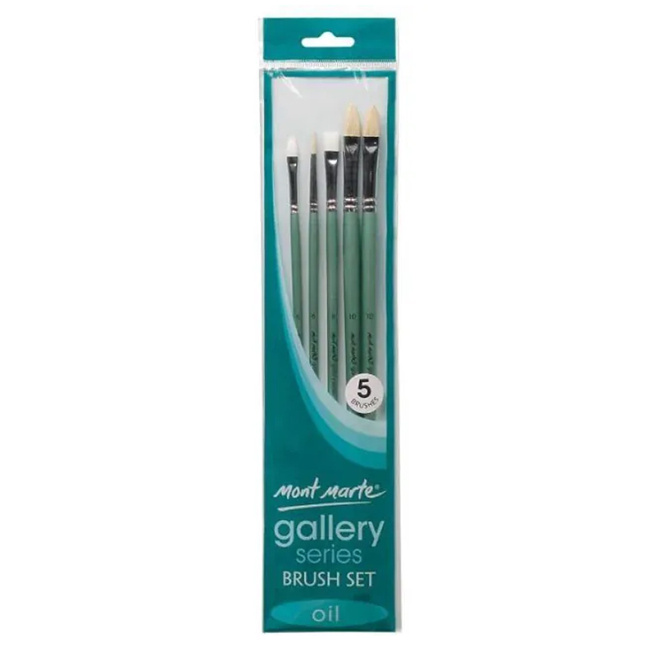 Set de periuțe Gallery Oil (5 bucăți)