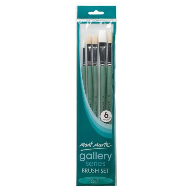 Set de periuțe Gallery Oil (6 bucăți)