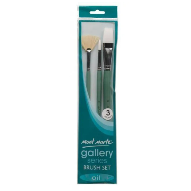Set de periuțe Gallery Oil (3 bucăți)
