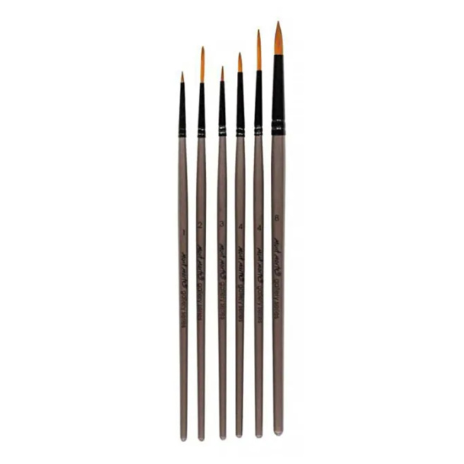 Set de periuțe Gallery Acrylic (6 bucăți)