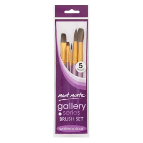 Set de pensule pentru acuarelă Gallery Watercolour 5 buc.