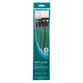 Set de pensule pentru ulei Gallery Oil 4 buc.