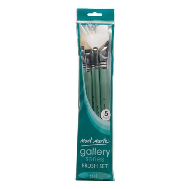 Set de periuțe Gallery Oil (5 bucăți)