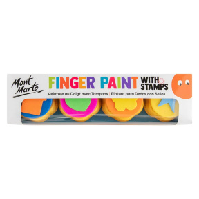 Set de vopsele pentru copii Mont Marte Kids Colour FingerP 4 culori