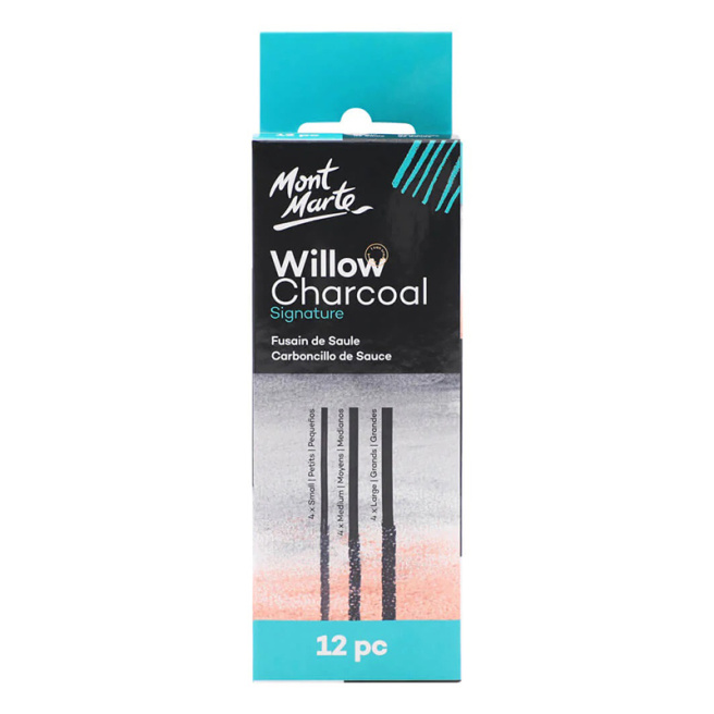 Набор углей для рисования Willow Charcoal 12 штук