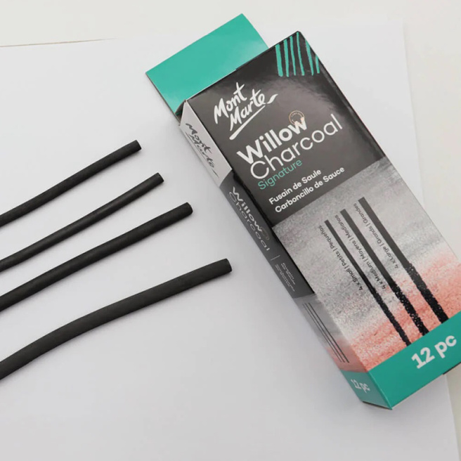 Набор углей для рисования Willow Charcoal 12 штук