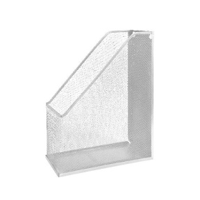 Лоток вертикальный металлический сетчатый, серебристый