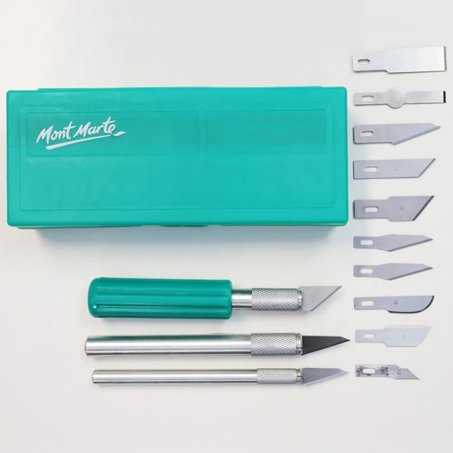 Set de cuțite de bricolaj Hobby Knife Set 13 bucăți