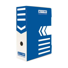 Boxa pentru arhivarea documentelor, 100 mm, Buromax, albastru