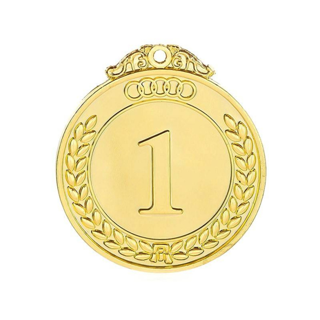 Medalie cu "1", aur