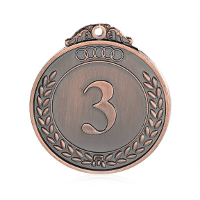Medalie cu "3", bronz
