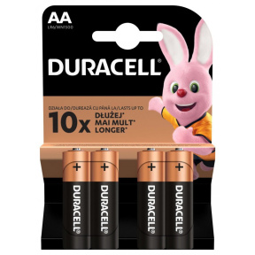 Baterii Duracell AA, 4 bucăți