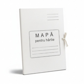 Mapă din carton dens cu șireturi, 360 gr/m2
