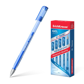 Ручка гелевая Erich Krause G-TONE синий 0,5 mm