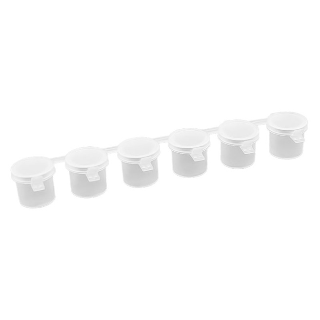 Container de plastic, 6buc., 2.2*1.6cm art.94161983