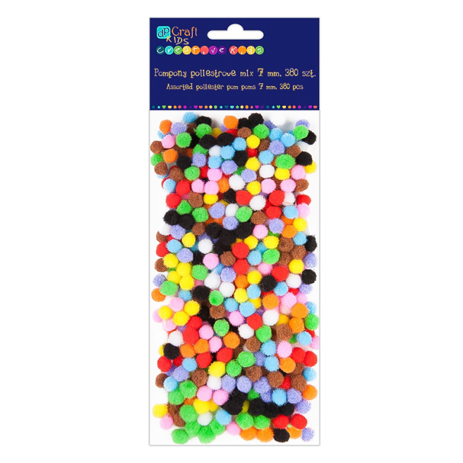 Pompoane pentru decor 7mm, 380buc.