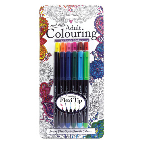 Set de markere Colouring Brush Markers (12 bucăți)