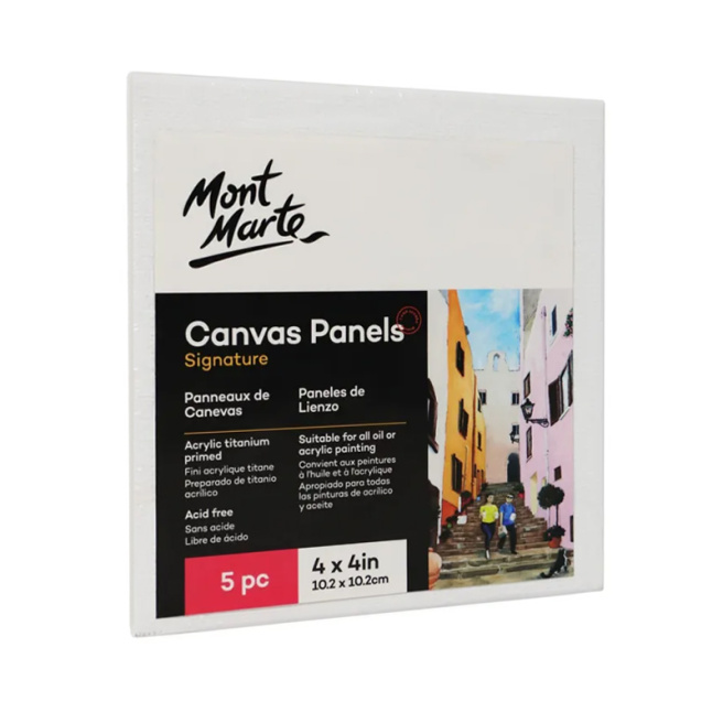 Set panou pentru pânză Pkt 5 bucăți 10.2 x 10.2 cm