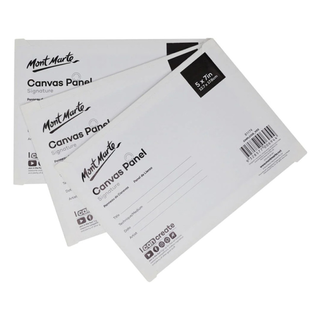 Set panou pentru pânză 12.7x17.8 cm (3 bucăți)