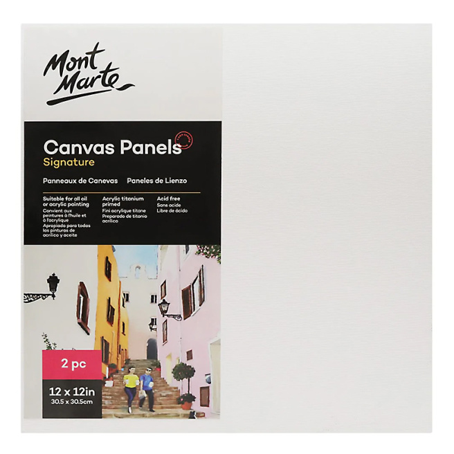 Set pânză pe carton Pkt 2 30.5x30.5 cm, 1 set = 2 bucăți