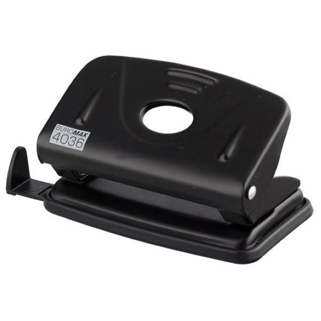 Perforator Buromax 4036-01 metal, până la 10 coli, negru