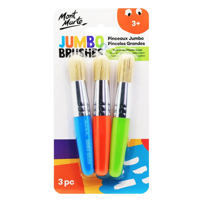 Set de periuțe Kids Colour Chubby 3 bucăți