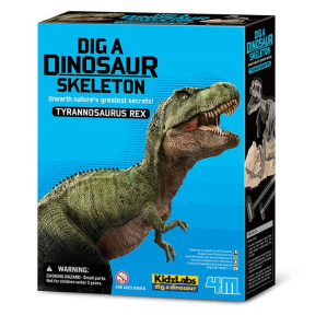 Set de joc: Laborator pentru copii. Lucrări arheologice. Scheletul Tiranozaurului