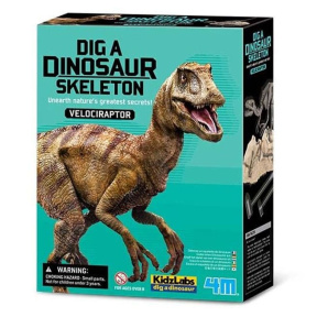 Set de joc 4M: Lucrări arheologice Velociraptor
